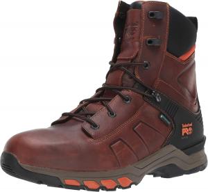 Timberland PRO мужские рабочие ботинки Hypercharge 8 Inch Soft Toe Waterproof, Brown