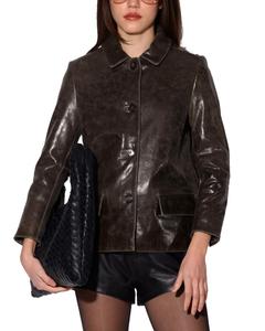 Кожаная куртка Walter Baker Hillary, зеленый