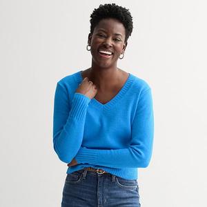 Женский легкий свитер с v-образным вырезом Sonoma Goods For Life, Sheer Heaven