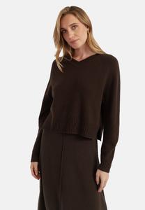 Джемпер CHINTI & PARKER V NECK, Chocolate/Brown