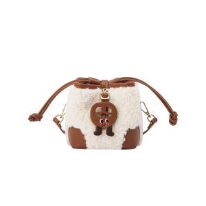 Сумка-ведро PU, кроссбоди Tubas Women's SEM/R, экрю 10301-Tubas