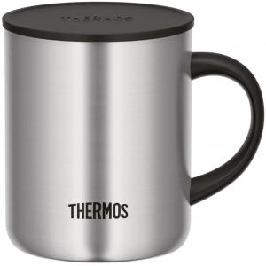 Термокружка Longlife с двойными стенками, 0,35 л, с крышкой Thermos, Edelstahlfarben mattiert