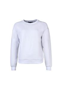 Толстовка с круглым вырезом и вышитым логотипом из микса материалов Armani Exchange, белый