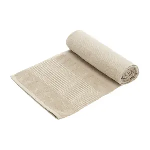 Полотенце для хаммама Vossen «Shallow», (1 шт.), полотенце для йоги — подходит для любого коврика, цвет tibet