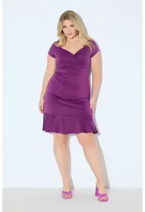 Платье-Свитер с короткими рукавами Ulla Popken, Berry