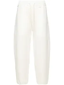 Спортивные брюки с контрастными вставками MONCLER, белый
