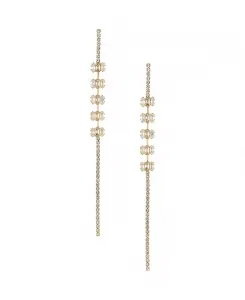 Серьги-Линейки On line, покрытые 18-каратным золотом Ettika, gold