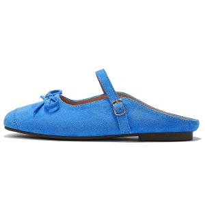 OMS Закрытые тапочки женские голубые, цвет Blue