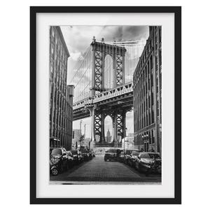 Картина Bilderwelten Manhattan Bridge in America I, 50x70x2 см, черный