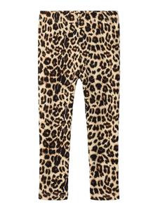 NAME IT Леггинсы слим-фит в цвете Brocade, Cappuccino