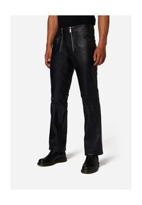 Кожаные брюки rt-105 плотницкие брюки классического прямого покроя Ricano, черный