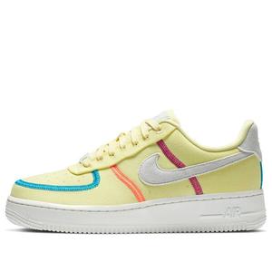 Кроссовки air force 1 '07 low lx 'stitched canvas - life lime' Nike, зеленый