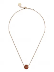 Ожерелье с логотипом Miu Miu, металлик