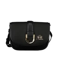 Черная женская сумочка с регулируемым ремешком La Martina, черный