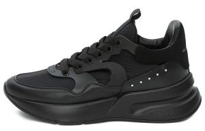 Кроссовки Alexander McQueen Oversized Runner, черный / серебряный