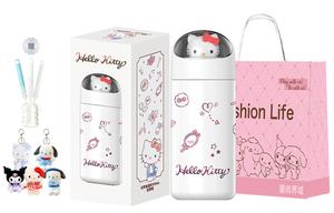 Hello термостакан 350 мл Sanrio, Hello Kitty Thermos Cup + Gift Bag + Cup Brush 1 + Pendant 1