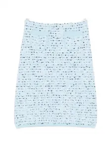 Вязаная мини-юбка Nº21, синий