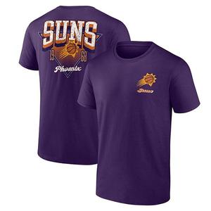Мужская футболка с логотипом Phoenix Suns Never Over в фиолетовом цвете Unbranded