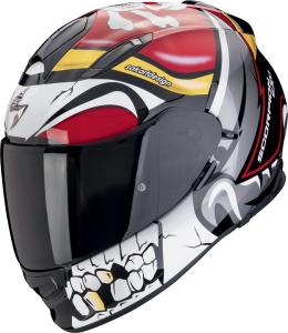 Шлем Scorpion Exo-491 Pirate, Black/White/Red