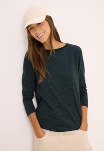 Топ Cecil MIT TONALEN STREIFEN, Grün/Dark Green