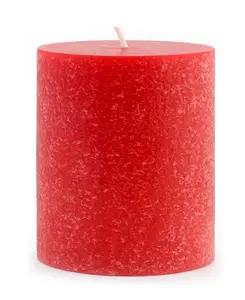 Свеча-Столбик Timberline, 4 x 4 дюйма Root Candles, red