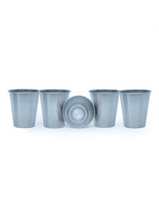 Intirilife 5 штабелируемых стаканов из нержавеющей стали объемом 85 мл