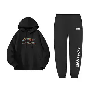 Li-Ning Li Ning Casual Sportswear Unisex Black+Black