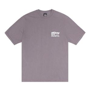 Футболка Stussy Pigment Dyed DNA Tee Shark, фиолетовый