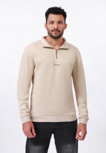 Толстовка Pier One HALF ZIP SWEAT, Sand/Beige