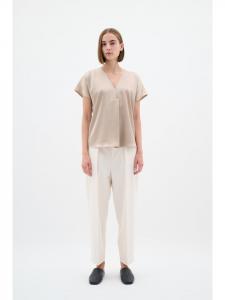 InWear Блузка с короткими рукавами RinnaIW, свободного кроя, цвет Simply Taupe