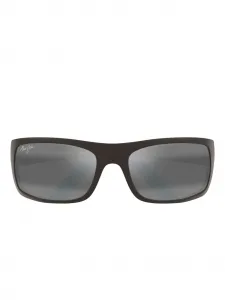 Прямоугольные солнцезащитные очки Maui Jim, коричневый