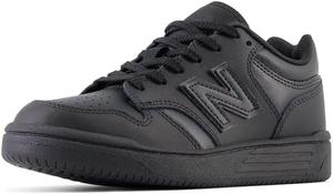 Детские кроссовки New Balance 480 V1 на шнуровке (унисекс), черный