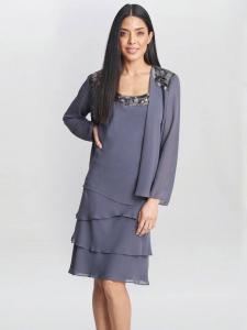 Платье-жакет ли Gina Bacconi, цвет Steel