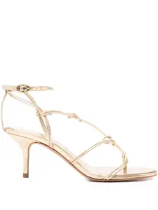 Босоножки с узлом Ba&Sh, золотой