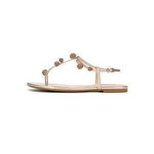 Женские сандалии Sweet Bubbles с одним ремешком 73Hours, Gold