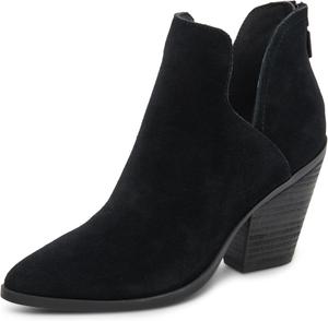 Женские модные ботинки Blondo Neda, Black Suede