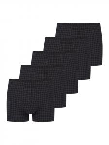 Schiesser Ретро шорты/брюки из органического хлопка, повседневные, черного цвета