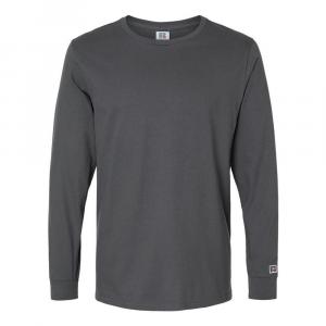Гребная футболка с длинными рукавами Russell Athletic кольцевого прядения, цвет Charcoal Grey