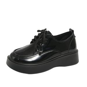 LONGDUIZHANG Лоферы унисекс, черные/бежевые