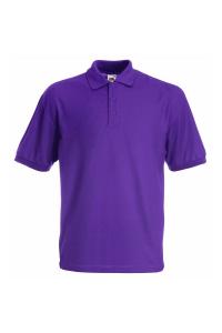 Рубашка-поло из пике 65/35 (2 шт. в упаковке) Fruit of the Loom, фиолетовый
