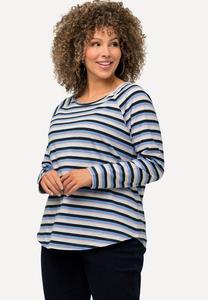 Топ с длинными рукавами Ulla Popken, темно-синий