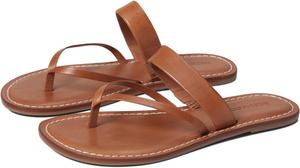 Сандалии на плоской подошве Leia Bernardo, цвет Luggage Antique Calf