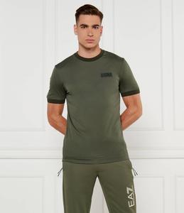 Футболка EA7 Regular Fit, оливково-зеленый