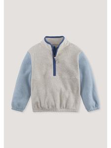 Hessnatur Флисовая толстовка светло-голубого джинсового цвета