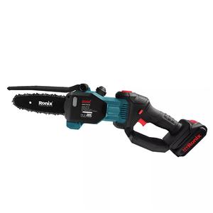 Немецкая литий-ионная цепная пила Ronix 8600 20В один аккумулятор (4,0Ач) один заряд