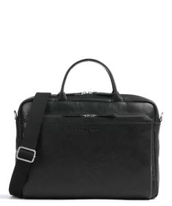 Портфель Kenley Charles 15 дюймов из кожи буйвола Strellson, черный