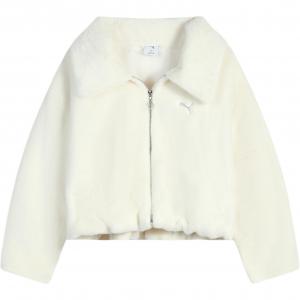 FW25 RACE AHEAD FUR Женская PUMA, off-белый-91