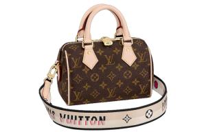 Speedy Bandouliere 20 Monogram Brown/Black LOUIS VUITTON