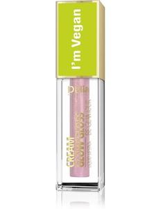 Блеск для губ, оттенок 102 Rose Light, 5 мл Delia, Cream Glow Gloss Be Glamour, I'm Vegan, Delia Cosmetics