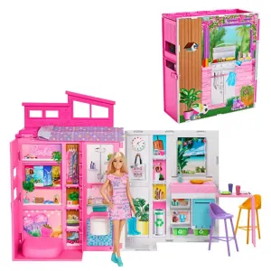 Детская кукла Barbie 65Th Anniversary With Furniture And 4 Room Apartment doll, розовый